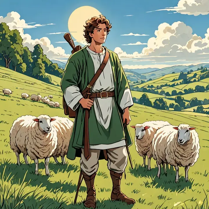 GOD SAW BEYOND A SHEPHERD